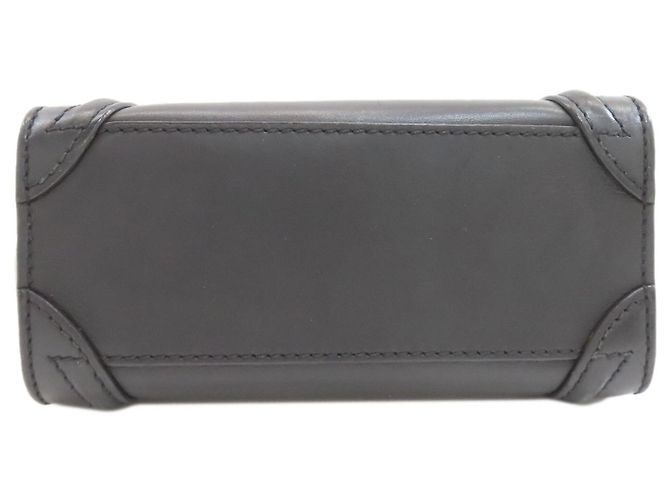 Céline Borsa Celine Luggage Nano 2-Way Nero - vista 4