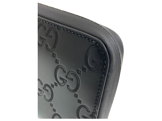 Gucci 771421 Cartera larga de goma Negro - vista 16