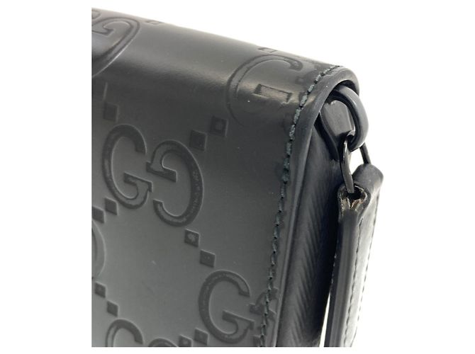 Gucci 771421 Cartera larga de goma Negro - vista 18