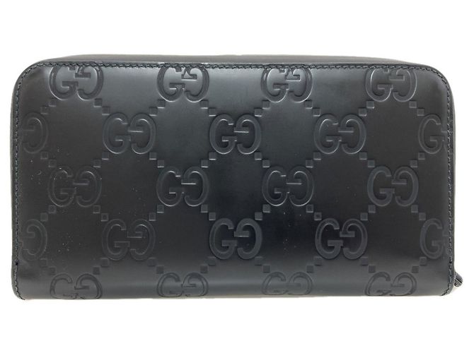 Gucci 771421 Cartera larga de goma Negro - vista 2