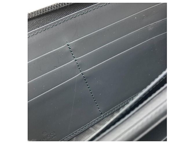 Gucci 771421 Cartera larga de goma Negro - vista 8