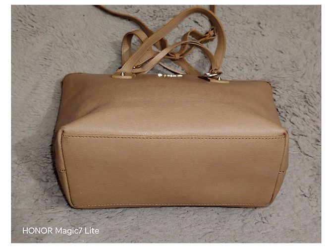 Furla Borsa Tote in Pelle Beige - vista 7