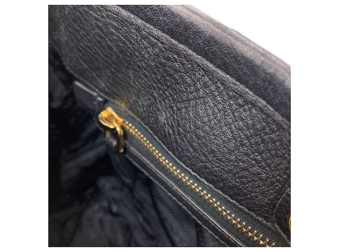 Prada Black Nylon 2-Way Tote Bag Schwarz - Ansicht 12