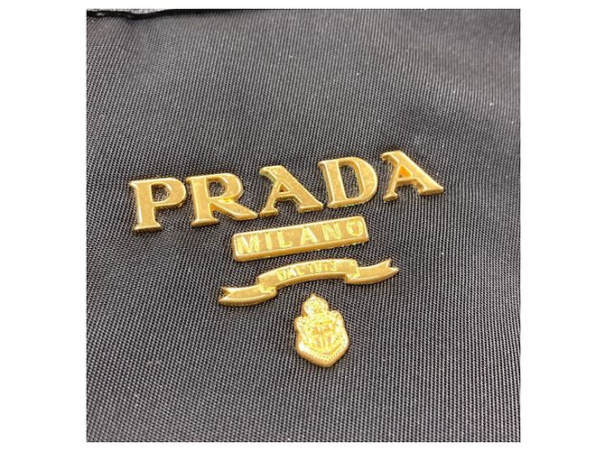 Prada Black Nylon 2-Way Tote Bag Schwarz - Ansicht 13