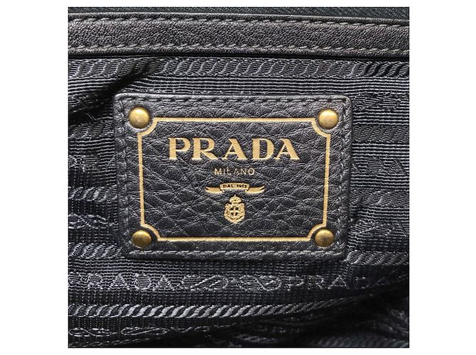 Prada Black Nylon 2-Way Tote Bag Schwarz - Ansicht 6