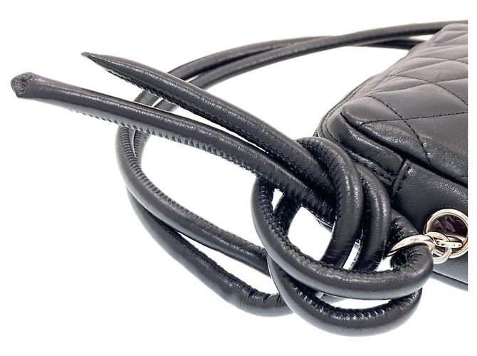 Borsa a tracolla Chanel Cambon Line Nero - vista 19