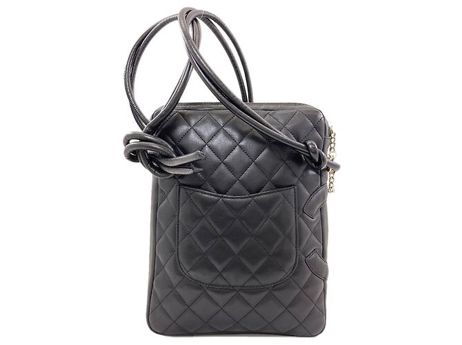Borsa a tracolla Chanel Cambon Line Nero - vista 2