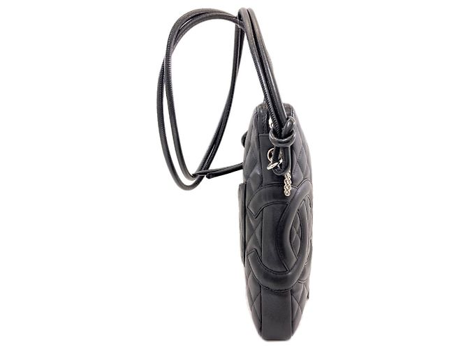 Borsa a tracolla Chanel Cambon Line Nero - vista 3