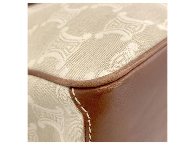 Céline Borsa Tote Celine Macadam Canvas Marrone Beige - vista 23
