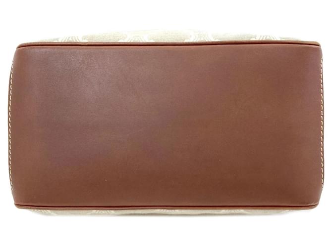 Céline Borsa Tote Celine Macadam Canvas Marrone Beige - vista 4