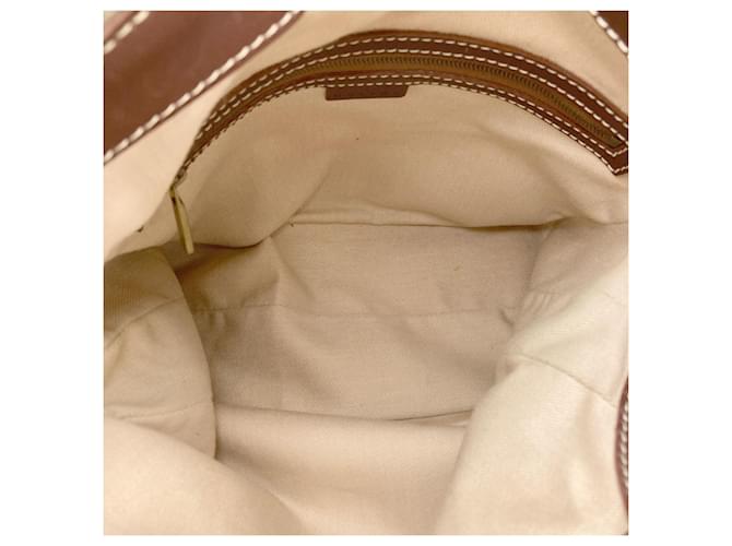 Céline Borsa Tote Celine Macadam Canvas Marrone Beige - vista 5