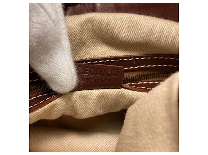 Céline Borsa Tote Celine Macadam Canvas Marrone Beige - vista 7