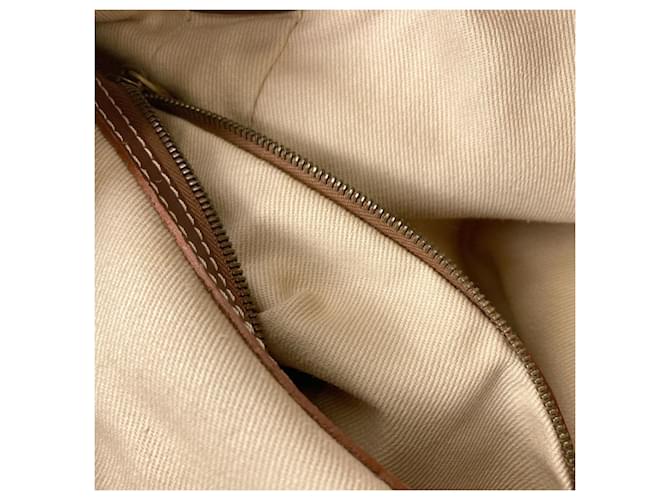 Céline Borsa Tote Celine Macadam Canvas Marrone Beige - vista 8