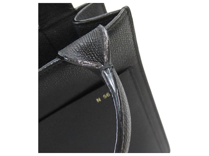 Valextra Boxy 2-Way Handtasche Schwarz - Ansicht 16