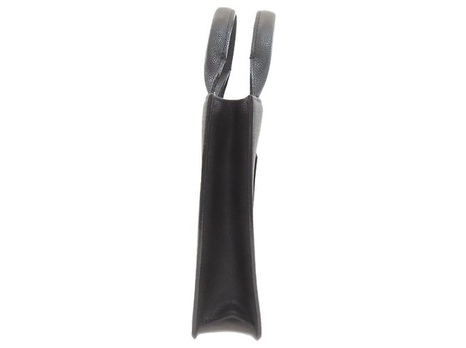 Valextra Boxy 2-Way Handtasche Schwarz - Ansicht 3