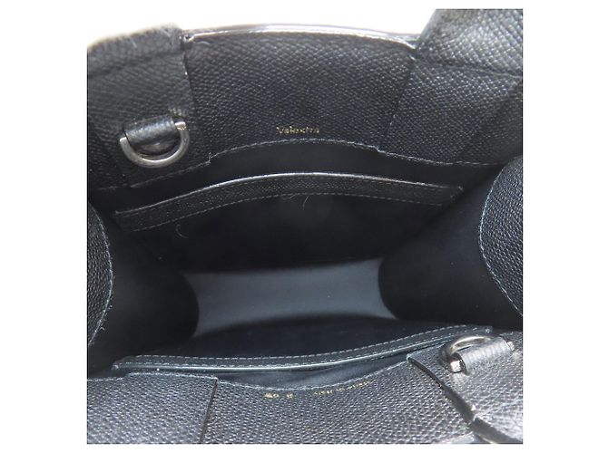 Valextra Boxy 2-Way Handtasche Schwarz - Ansicht 5