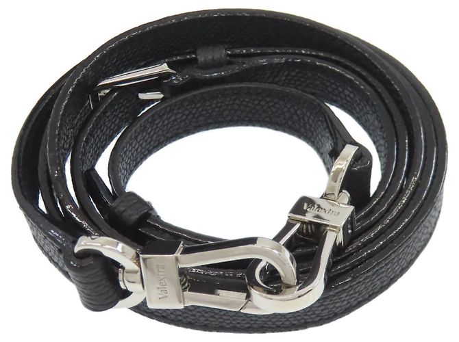 Valextra Boxy 2-Way Handtasche Schwarz - Ansicht 9