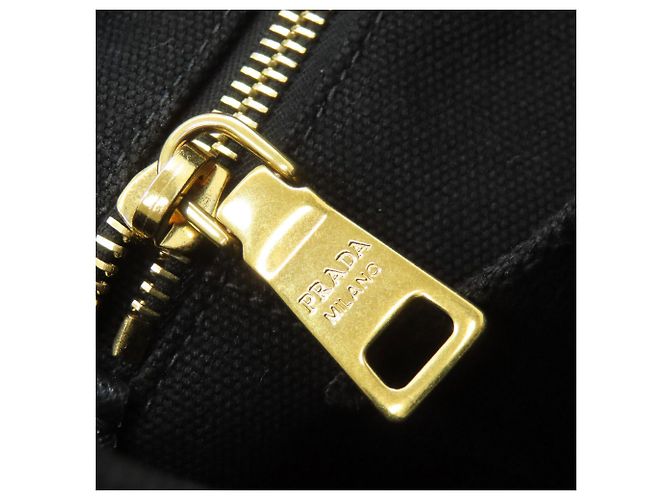 Borsa a mano 2-Way Prada B2439G Canapa Nero - vista 21