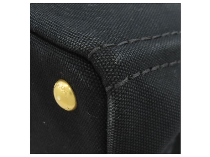 Borsa a mano 2-Way Prada B2439G Canapa Nero - vista 28