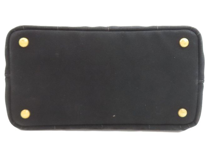 Borsa a mano 2-Way Prada B2439G Canapa Nero - vista 4