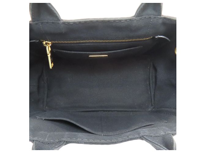 Borsa a mano 2-Way Prada B2439G Canapa Nero - vista 5