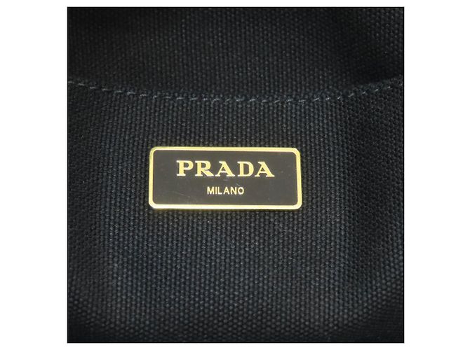 Borsa a mano 2-Way Prada B2439G Canapa Nero - vista 6