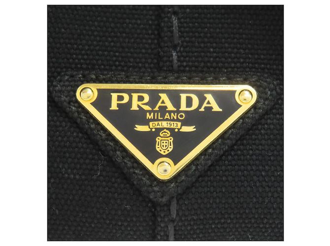 Borsa a mano 2-Way Prada B2439G Canapa Nero - vista 9