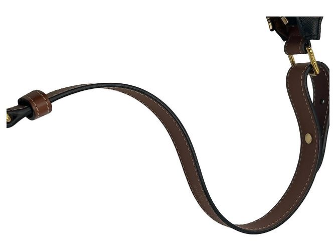 Céline Celine Ava Triomphe Canvas Small Marrone - vista 5