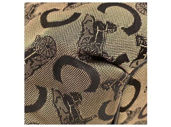 Céline Sac à main Celine C Sulky en toile pour femme Marron Noir - vue 20