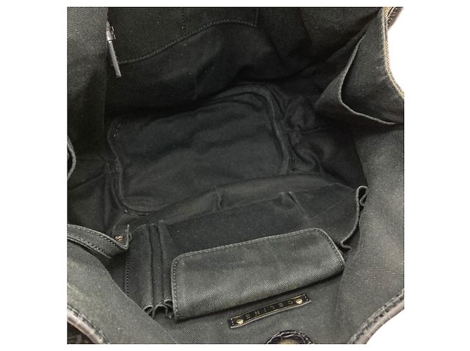 Céline Sac à main Celine C Sulky en toile pour femme Marron Noir - vue 5