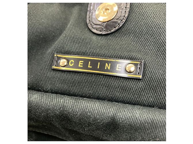 Céline Sac à main Celine C Sulky en toile pour femme Marron Noir - vue 6