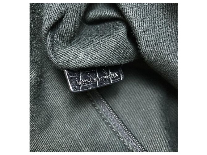 Céline Sac à main Celine C Sulky en toile pour femme Marron Noir - vue 8