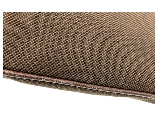 Borsa a Spalla Prada Logo Marrone scuro - vista 12