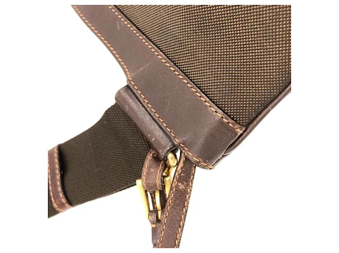 Borsa a Spalla Prada Logo Marrone scuro - vista 13