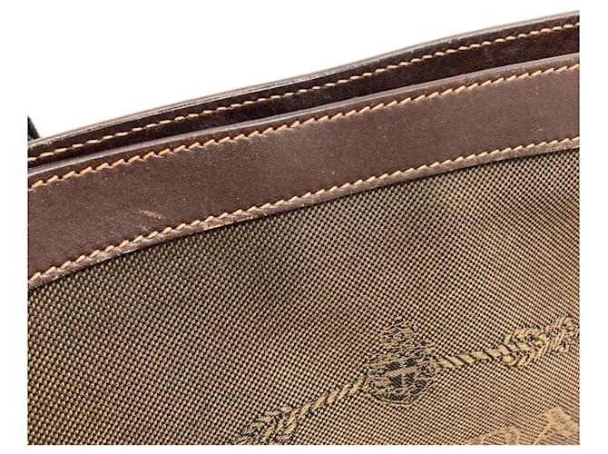 Borsa a Spalla Prada Logo Marrone scuro - vista 15