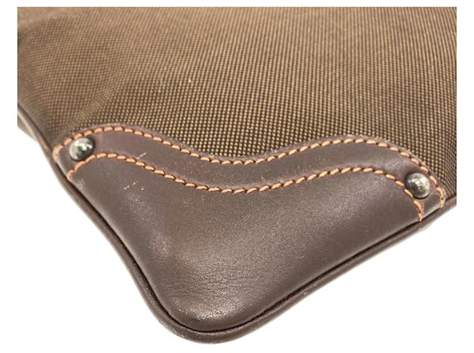 Borsa a Spalla Prada Logo Marrone scuro - vista 25