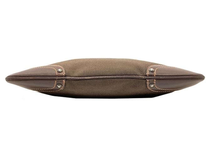 Borsa a Spalla Prada Logo Marrone scuro - vista 4