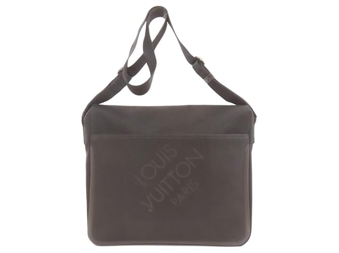 Borsa a tracolla Louis Vuitton Damier Geant Nero - vista 2