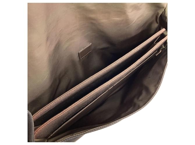 Borsa a tracolla Louis Vuitton Damier Geant Nero - vista 5