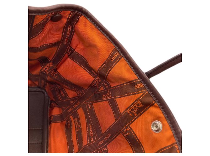 Hermès Bolso Hermes Garden Twilly TPM Castaño - vista 11
