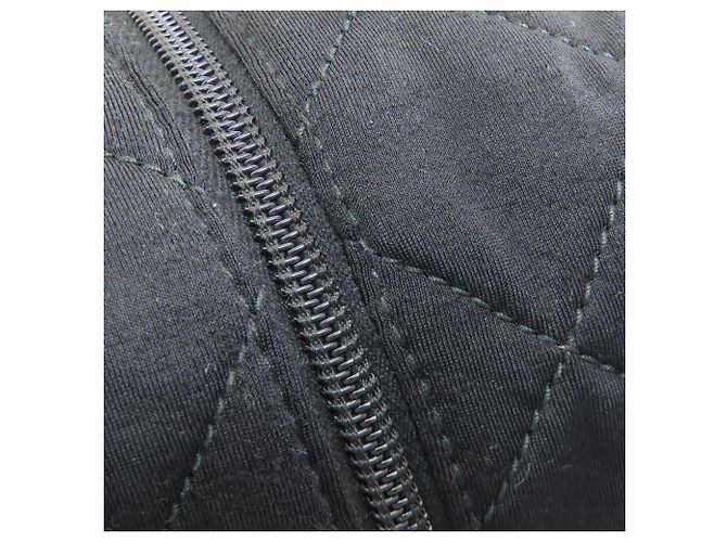 Bolsa 2-Way acolchoada Prada em lona de algodão preta Preto - vista 16