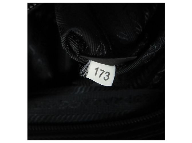 Bolsa 2-Way acolchoada Prada em lona de algodão preta Preto - vista 8