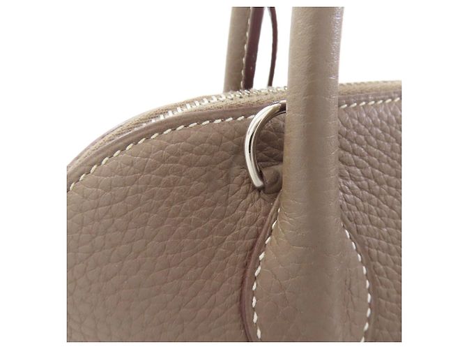 Hermès Hermes Bolide 31 Handtasche in Etoupe Gray Taupe - Ansicht 16