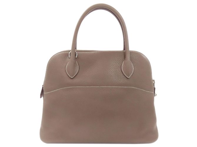 Hermès Hermes Bolide 31 Handtasche in Etoupe Gray Taupe - Ansicht 2