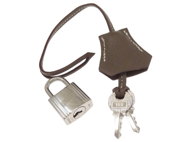 Hermès Hermes Bolide 31 Handtasche in Etoupe Gray Taupe - Ansicht 9
