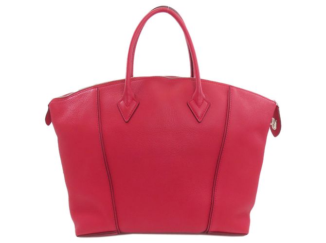 Borsa Tote Louis Vuitton Lockit MM Parnasséa Rosso - vista 2