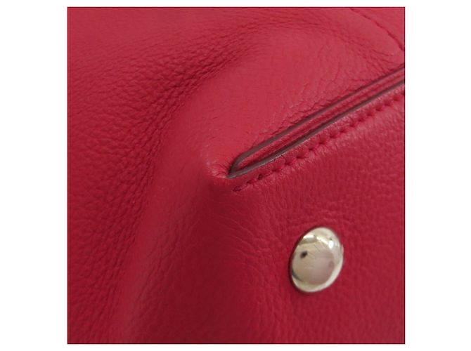 Borsa Tote Louis Vuitton Lockit MM Parnasséa Rosso - vista 21