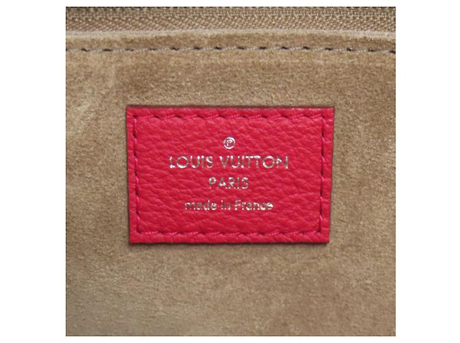 Borsa Tote Louis Vuitton Lockit MM Parnasséa Rosso - vista 6