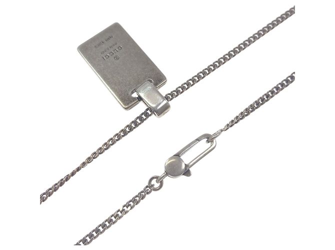 Collana Diamante Gucci Argento Rosso Verde - vista 2
