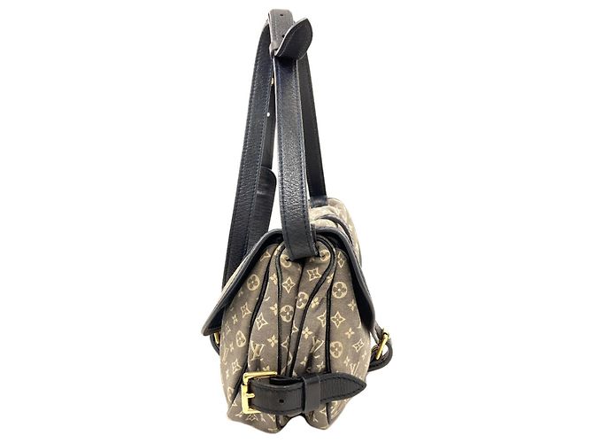 Borsa a Spalla Louis Vuitton Saumur PM Nero - vista 3